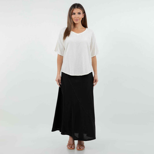 Ally - Your "Go To" resort style Skirt 100% Cotton Gauze