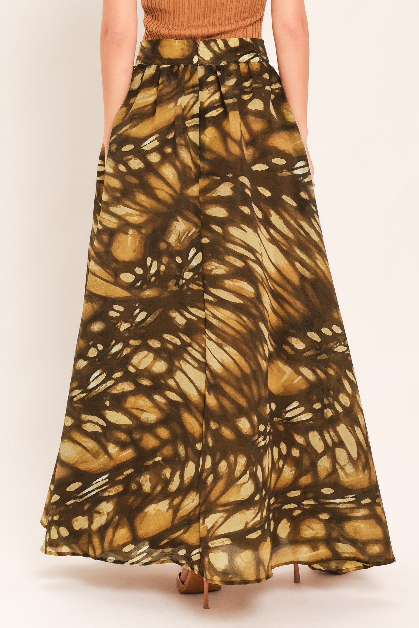 AMBERWING REVERIE WOVEN FULL MAXI SKIRT