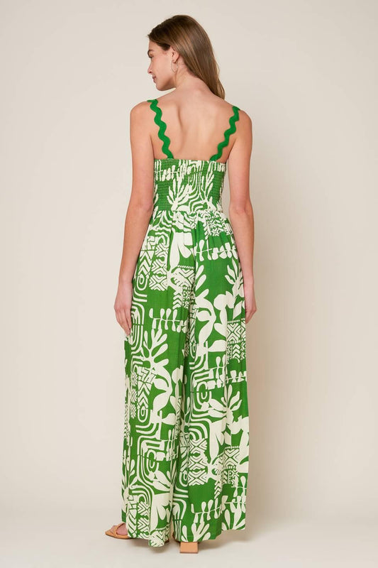 SIMPLY THE VIBE WOVEN JUMPSUIT