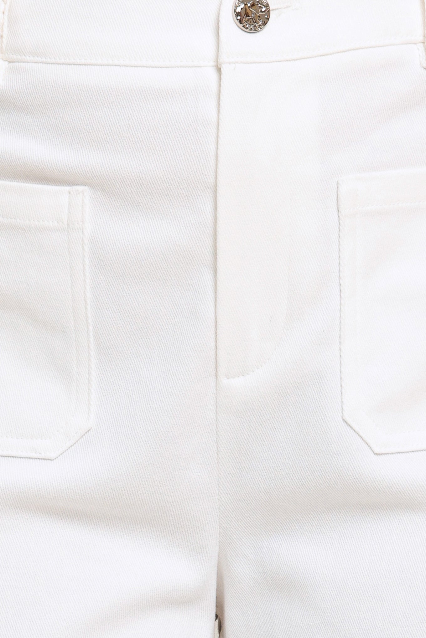 WHITE EASE WOVEN WIDE PANTS