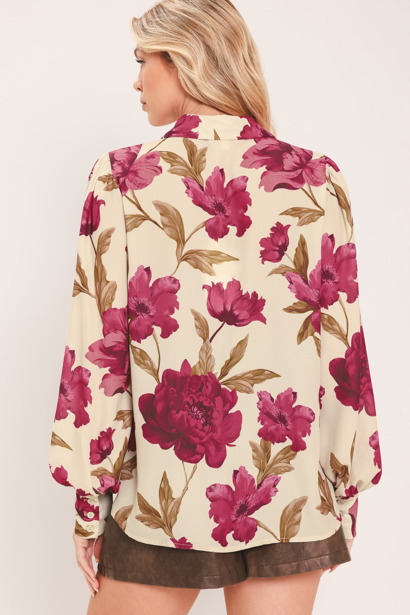 MULBERRY BLOSSOM MUSE WOVEN TOP
