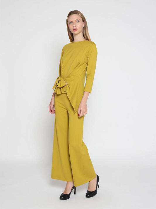 Gracia Fashion Women's Spangle Detail on The Waist Pants