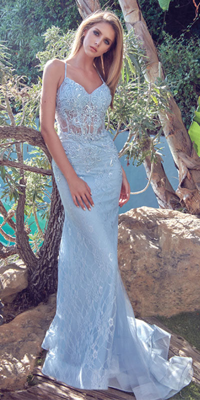Juliet 250 Embellished Lace Mermaid Dress
