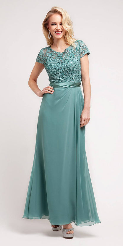 CLEARANCE - Cinderella Divine 1922 Long Dress Short Sleeve (Size 4XL)