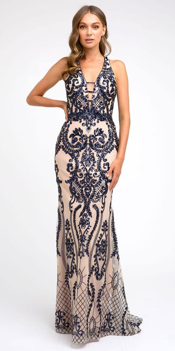 Nude / Navy