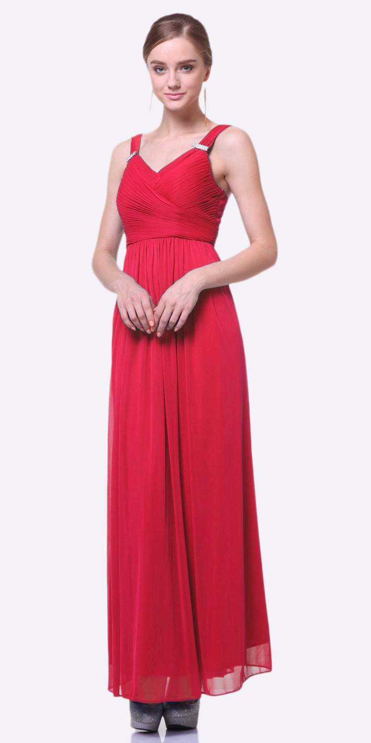CLEARANCE - Cinderella Divine 3984 Long Chiffon Dress Sleeveless (Size XL)
