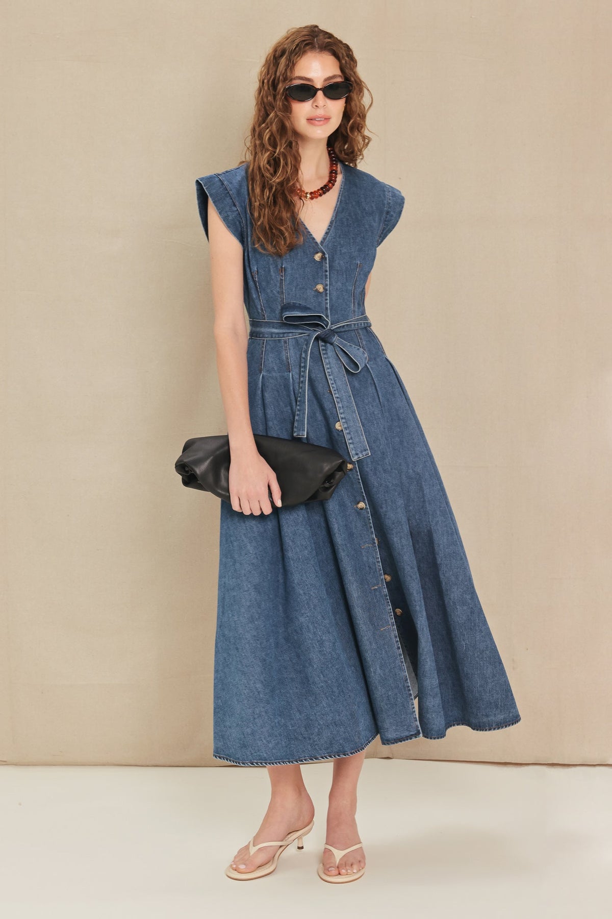 VESTIDO MIDI VAQUERO "DAYDREAM"