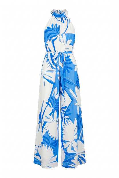 HERE FOR THE VACATION WOVEN JUMPSUIT