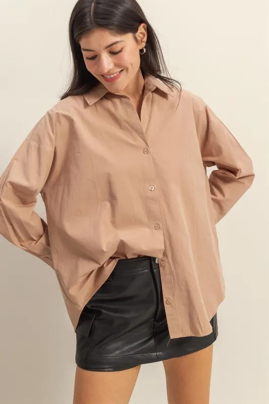 HYFVE Button Down Long Sleeve Shirt