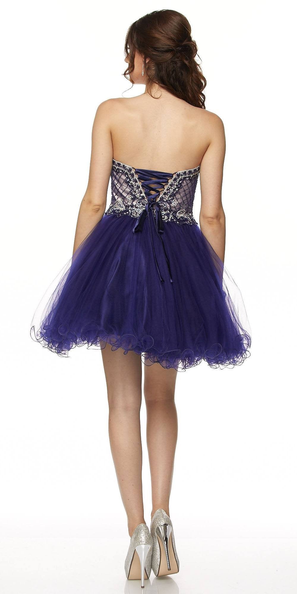 Vestido Juliet 778 de escote corazón con corsé en la espalda