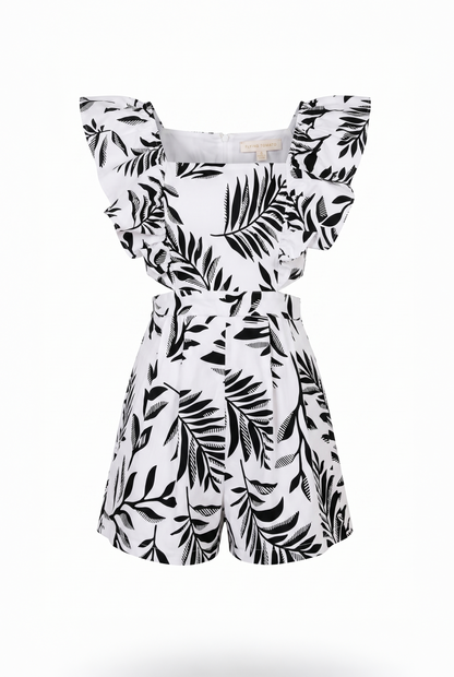 AURORA STRETCH TWILL ROMPER