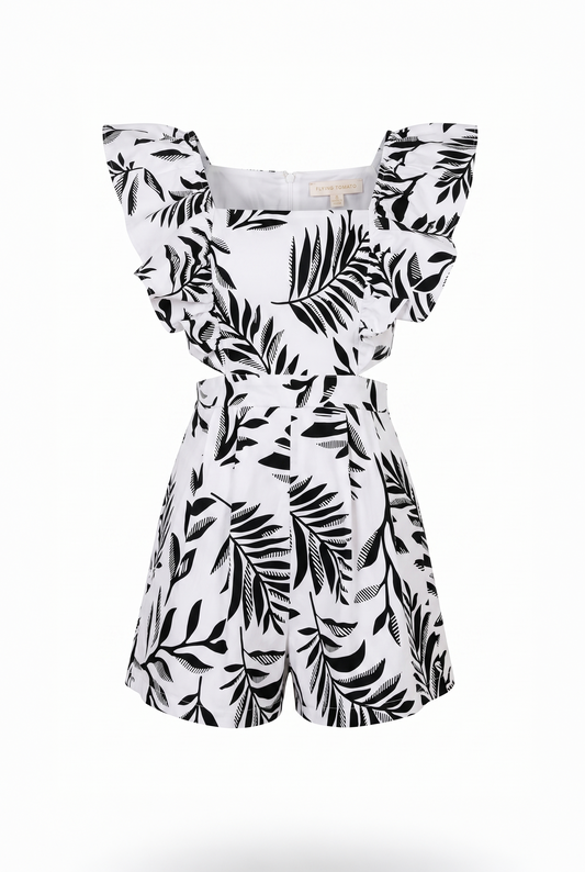 AURORA STRETCH TWILL ROMPER