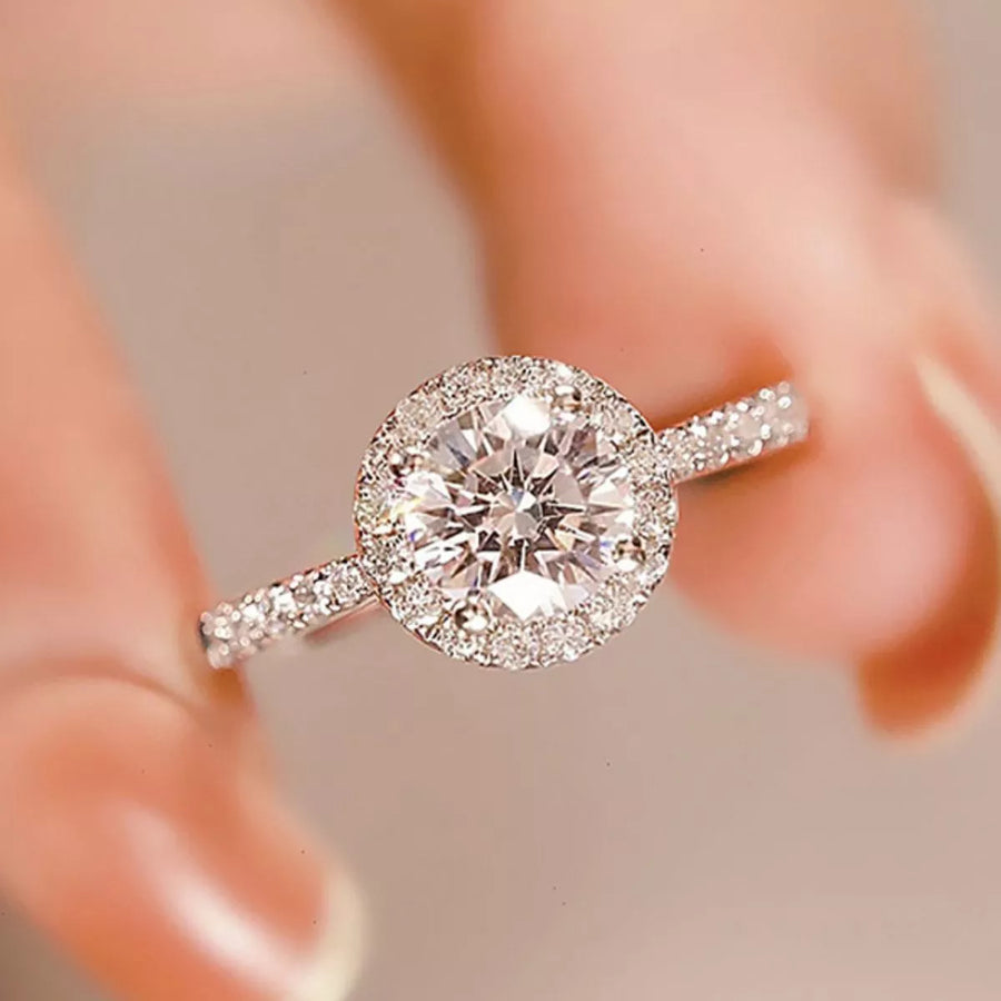 2 Carat Moissanite 925 Sterling Silver Ring