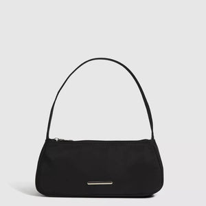 Solid Color Shoulder Bag