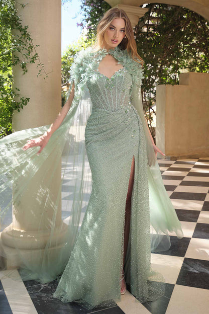 Andrea & Leo A1494 Strapless Sweetheart Fitted Formal Gown