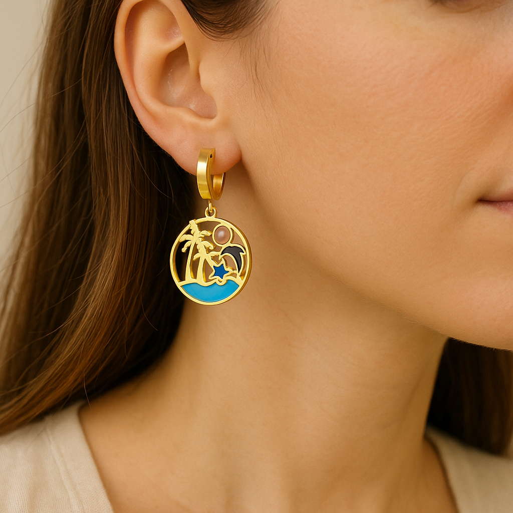 Coastal Magic Turquoise Earrings