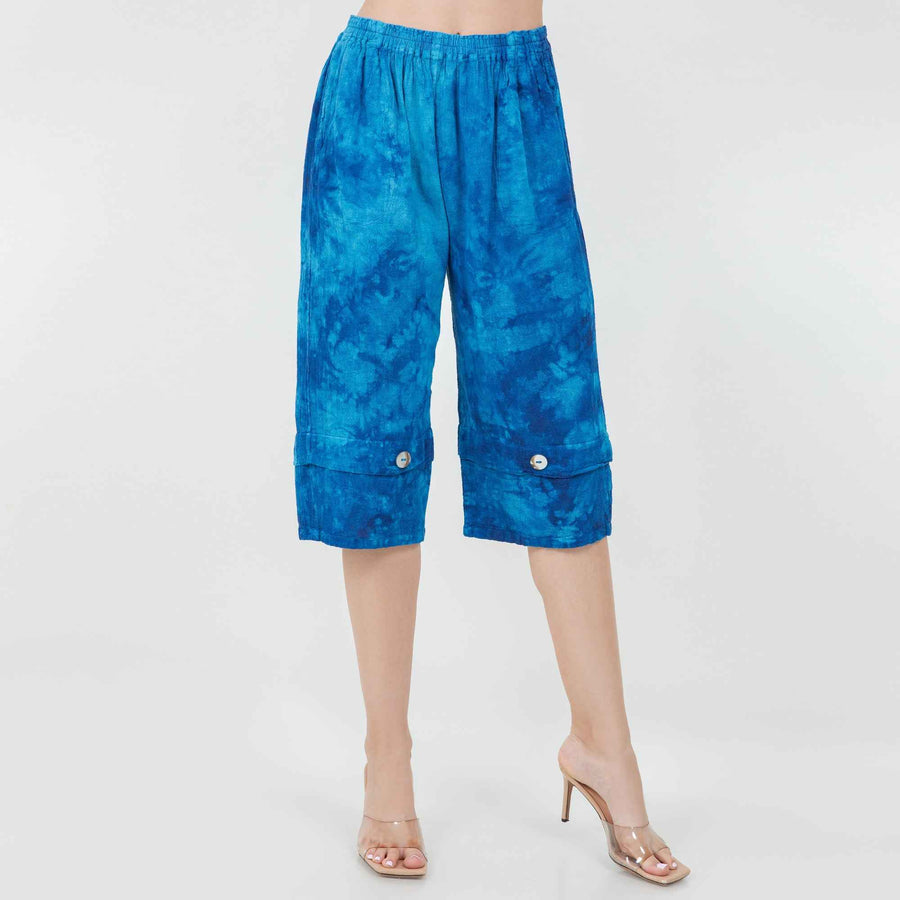 Gail Capri Pant with Pockets! 100% Cotton Gauze