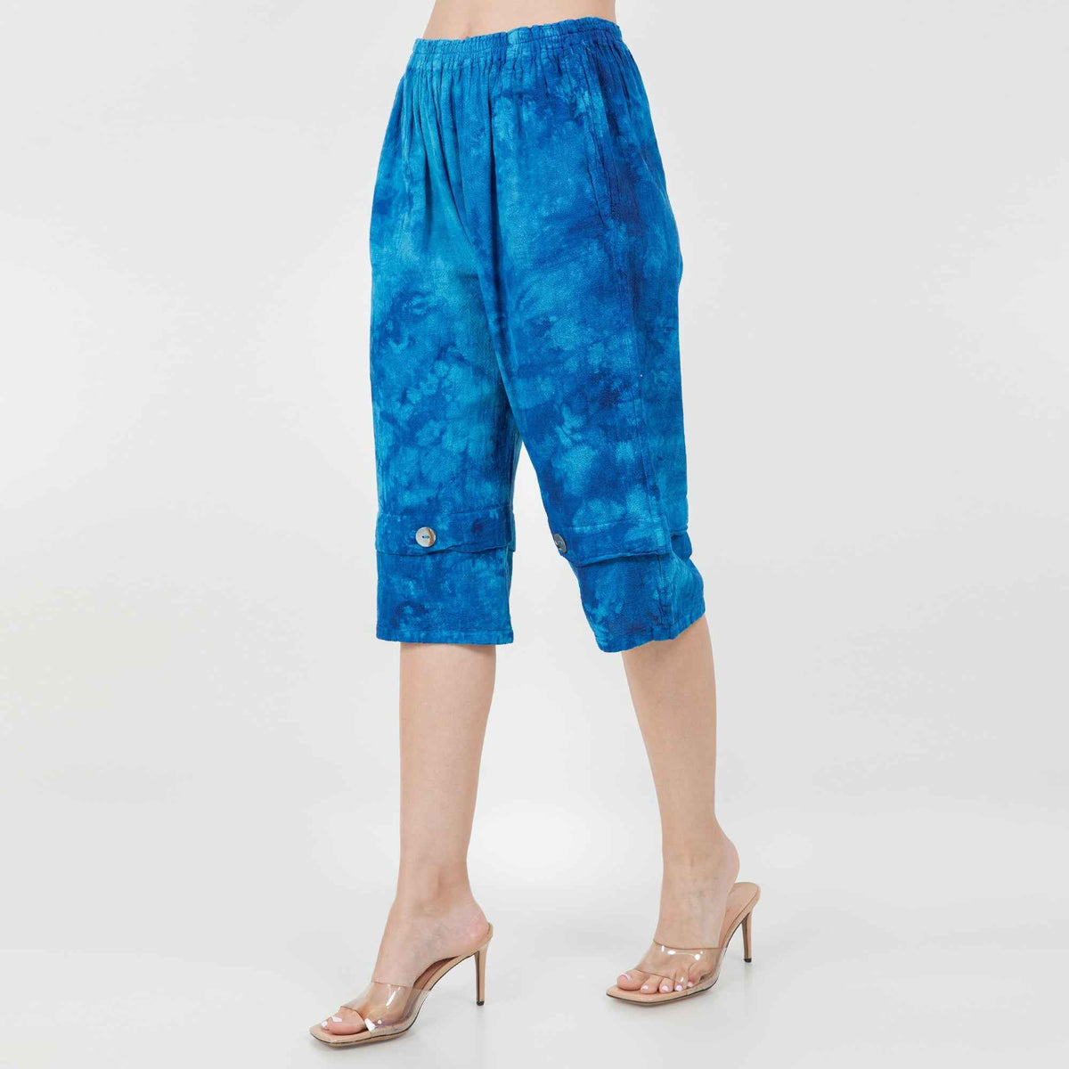 Gail Capri Pant with Pockets! 100% Cotton Gauze