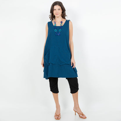 Zizi Tunic with Pocket! 100% Cotton Gauze