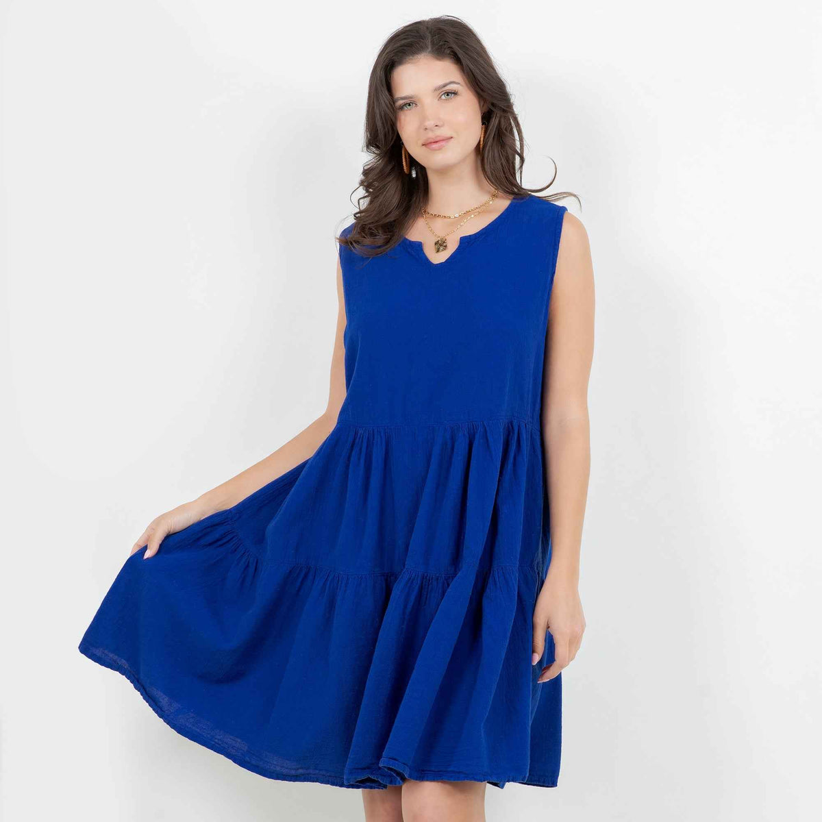 Anjanette Dress - 100% Cotton Gauze