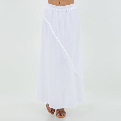 Ally - Your "Go To" resort style Skirt 100% Cotton Gauze