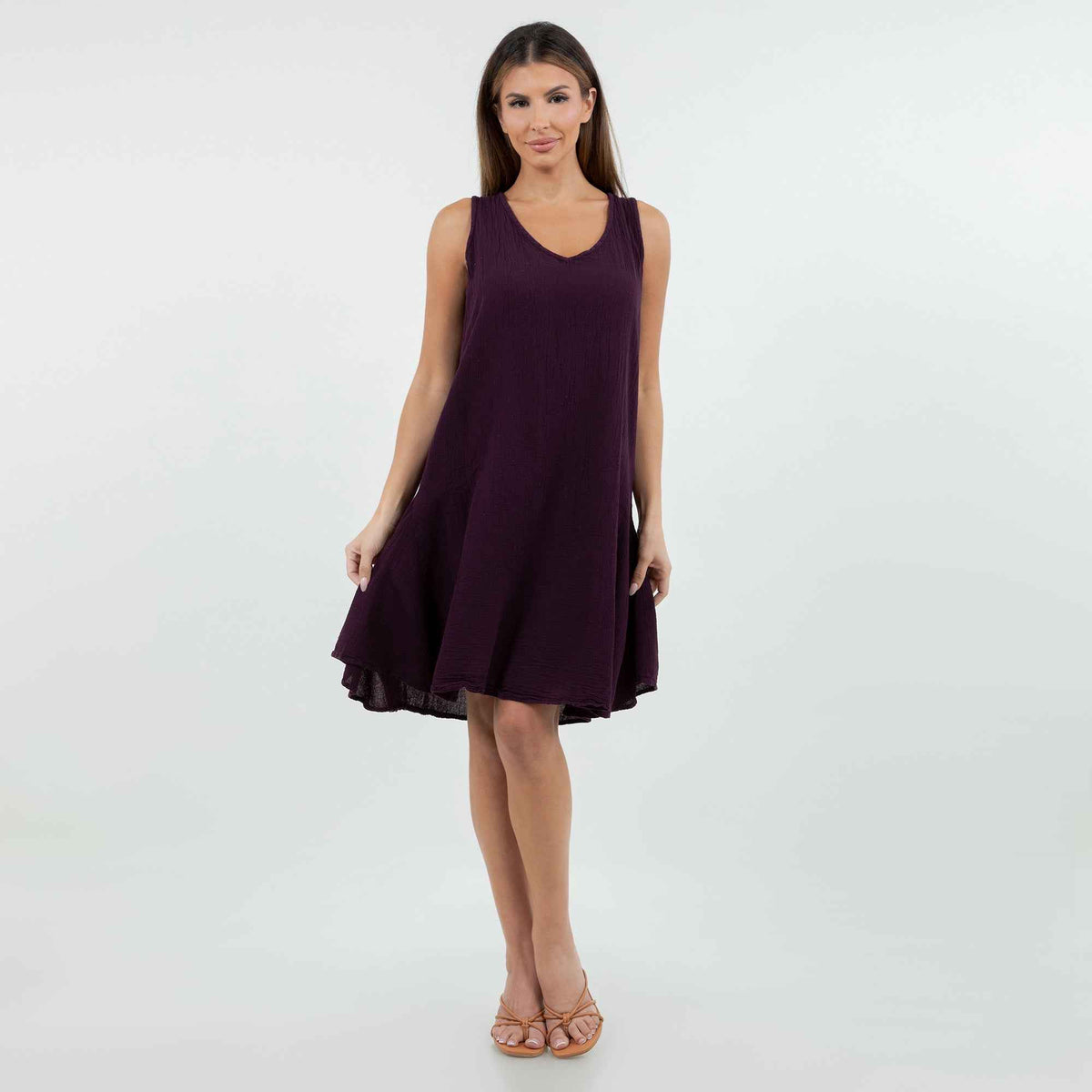 Peyton Dress 100% Cotton Gauze