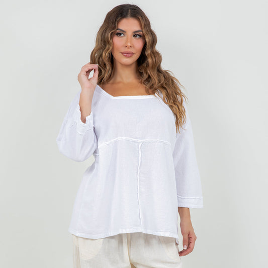 Elena Top 100% Cotton Gauze