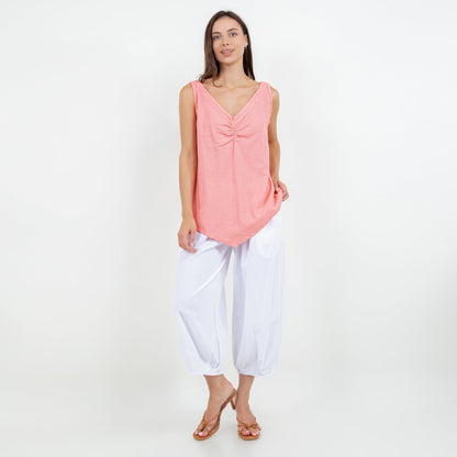 Women's 100% Cotton Gauze Dominica Tank Top