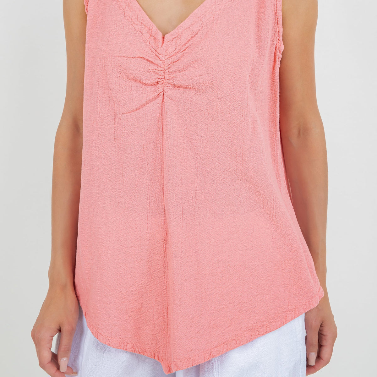 Women's 100% Cotton Gauze Dominica Tank Top