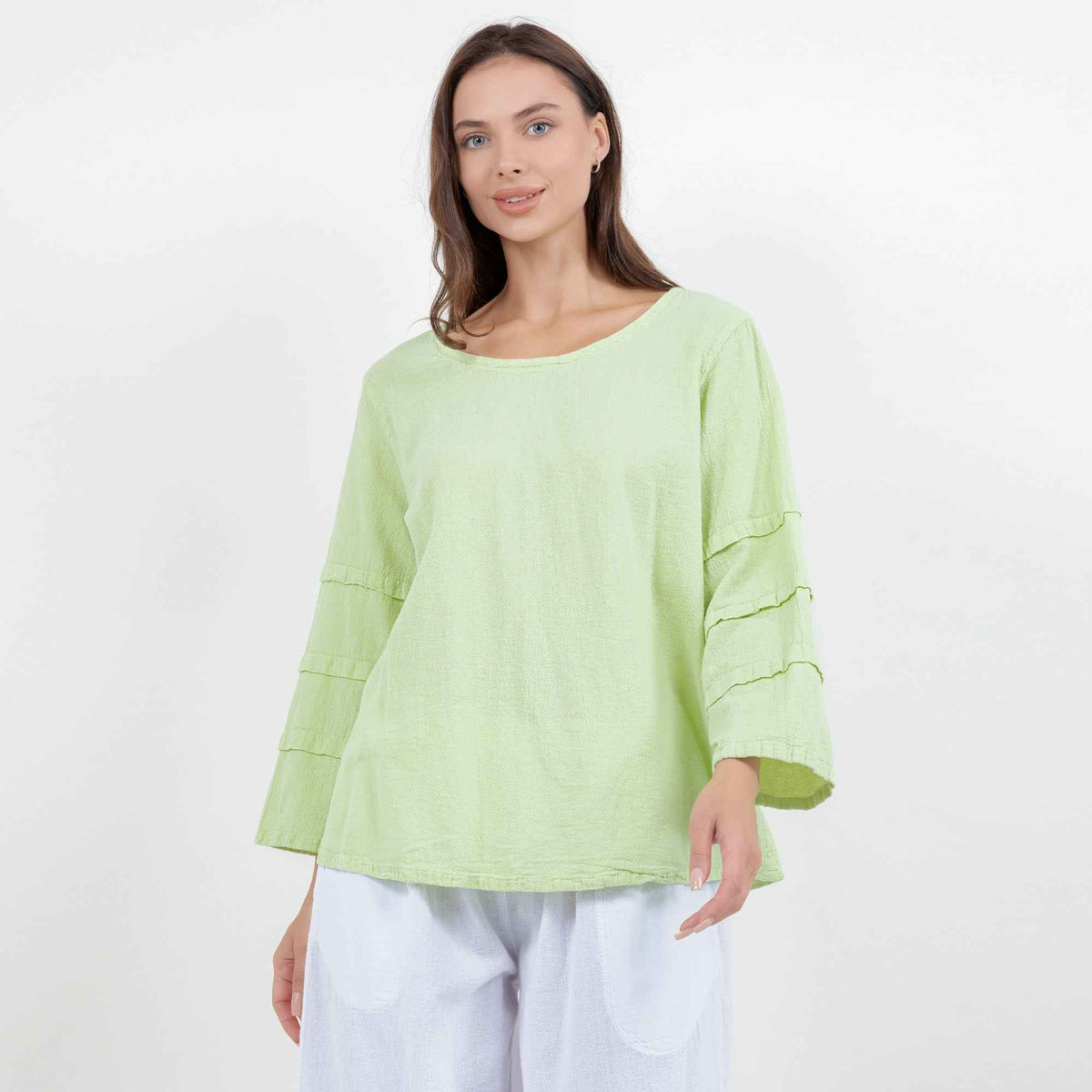 Women's Cotton Gauze Sabrina Top