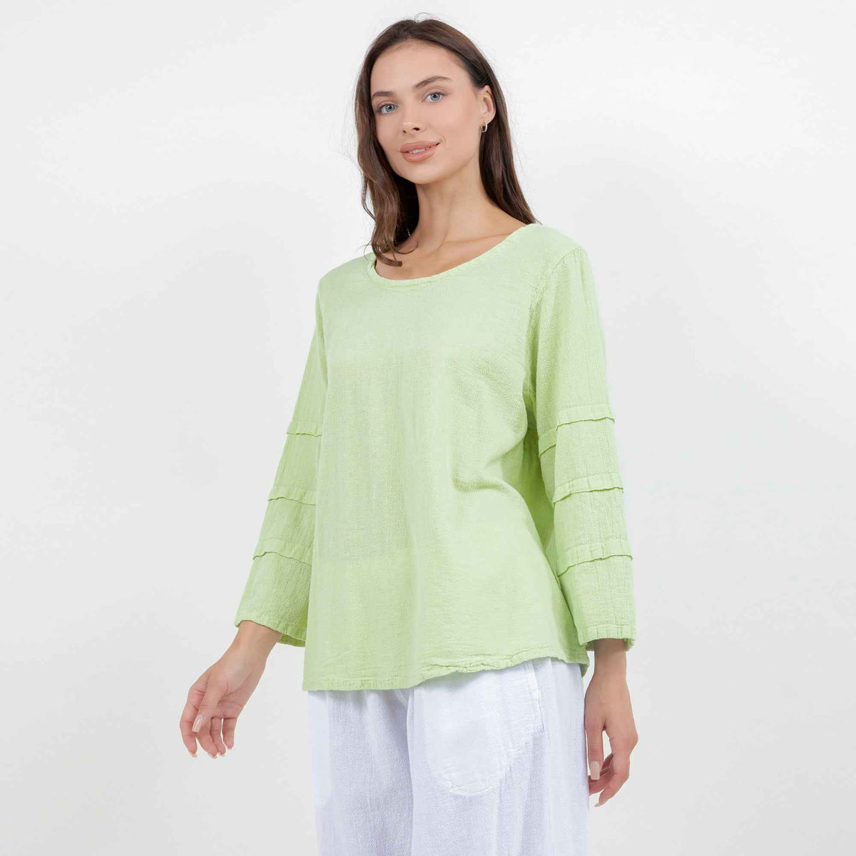Women's Cotton Gauze Sabrina Top