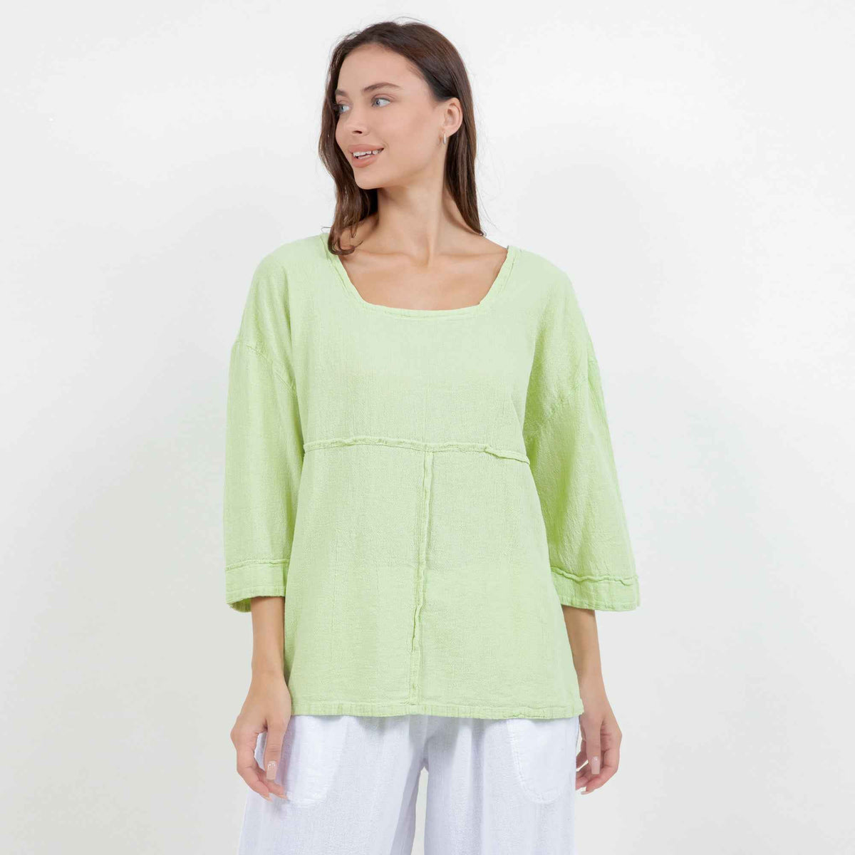 Elena Top 100% Cotton Gauze