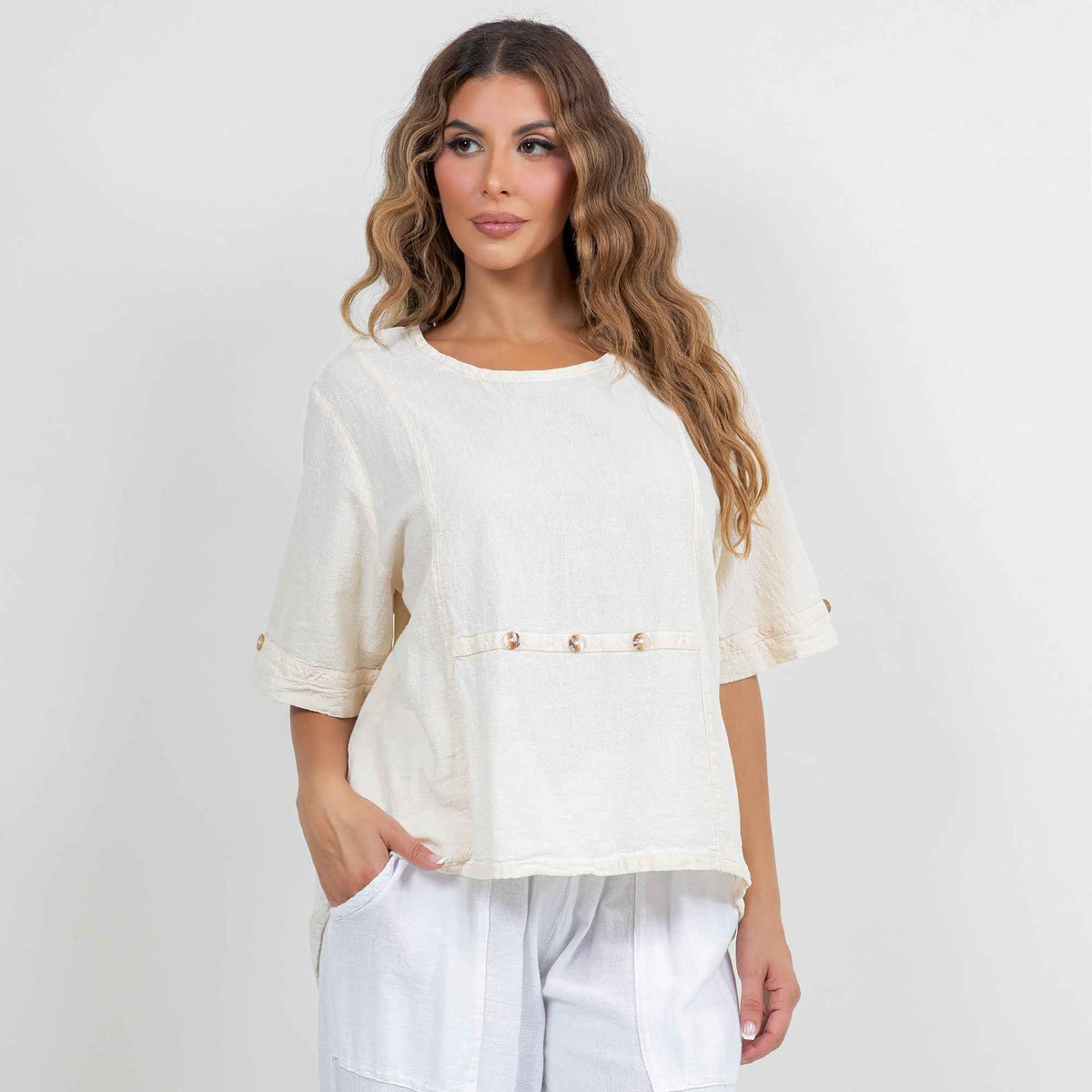 Women's 100% Cotton Gauze Kira Top