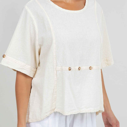Women's 100% Cotton Gauze Kira Top