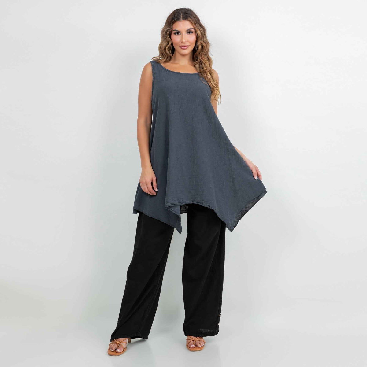 Women's Natalie Cotton Gauze Tank