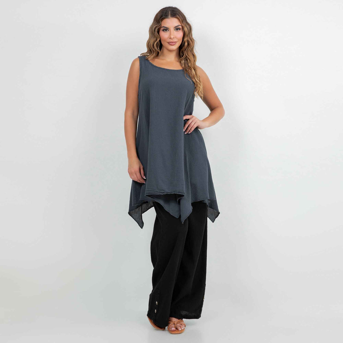 Women's Natalie Cotton Gauze Tank