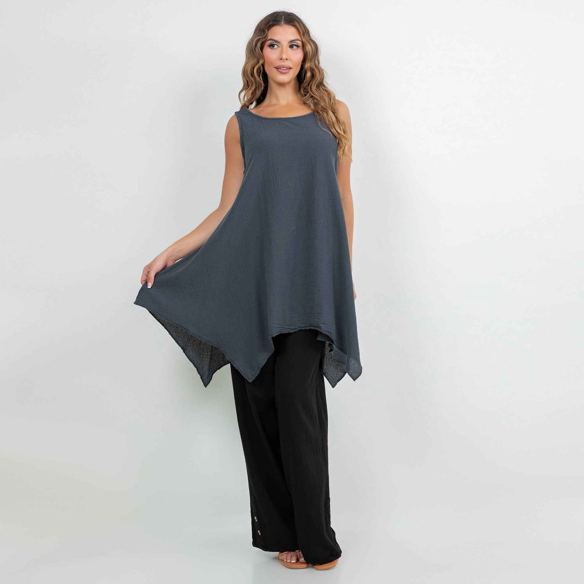 Women's Natalie Cotton Gauze Tank