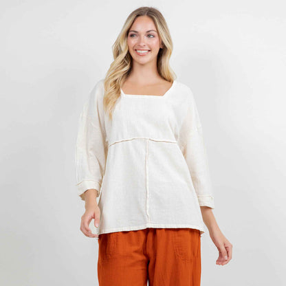 Elena Top 100% Cotton Gauze