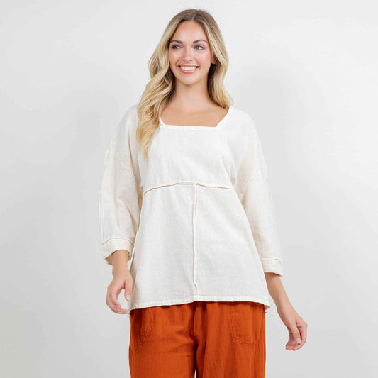 Elena Top 100% Cotton Gauze