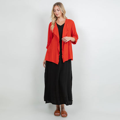 Jeanne Bolero Resort Wear Jacket 100% Cotton Gauze