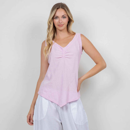 Women's 100% Cotton Gauze Dominica Tank Top
