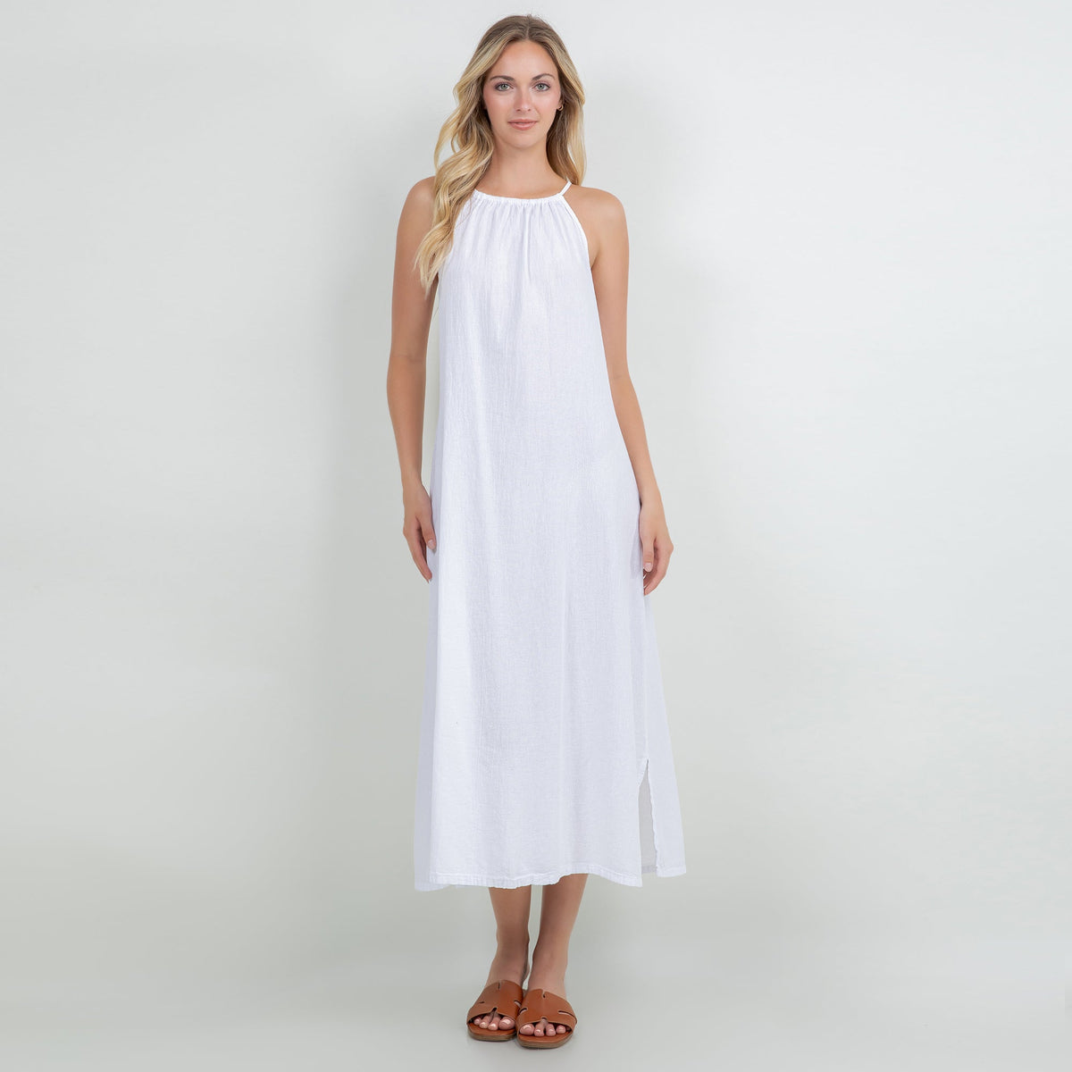 Vestido Caterina 100% Gasa de algodón