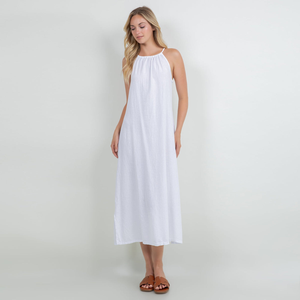 Caterina Dress 100% Cotton Gauze