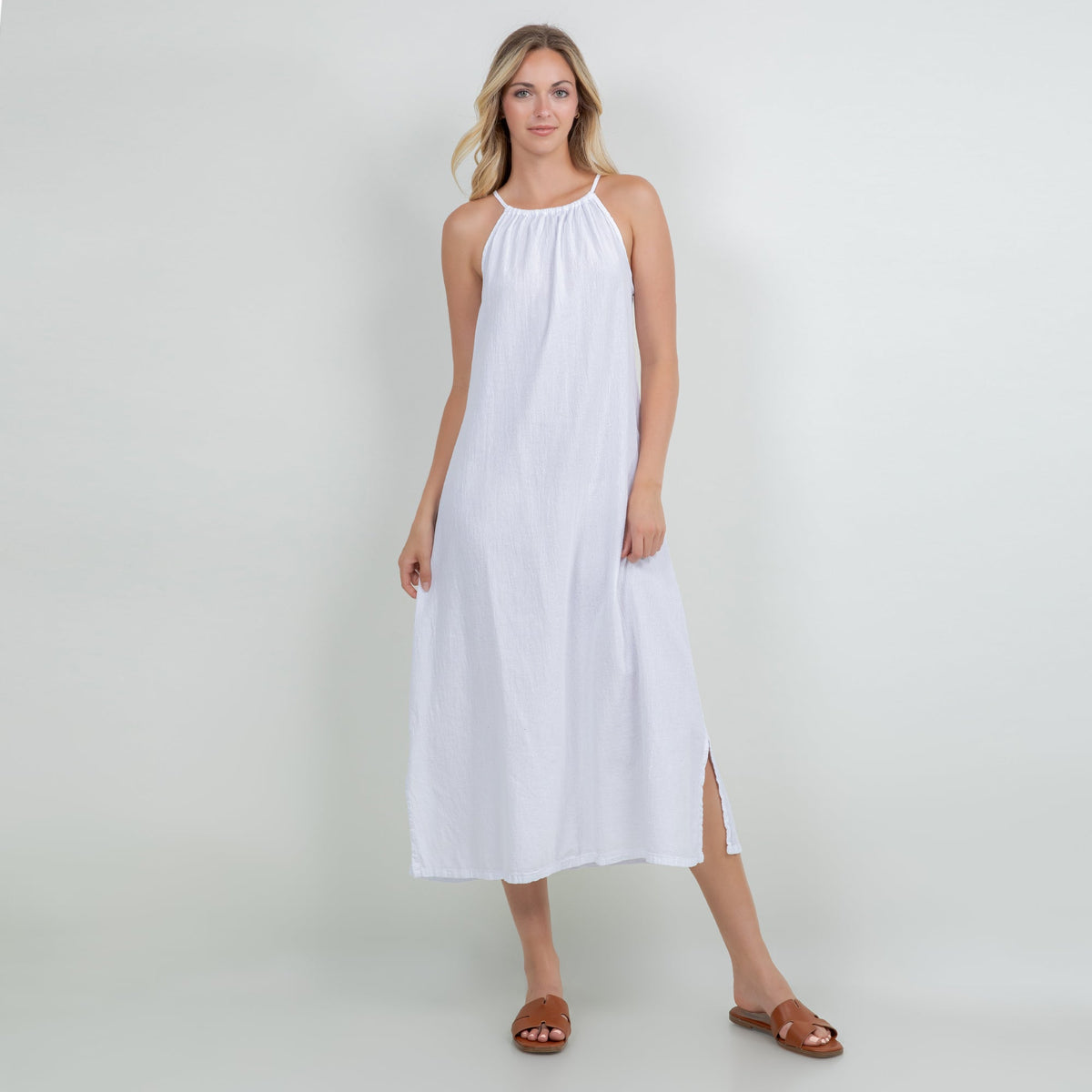 Vestido Caterina 100% Gasa de algodón