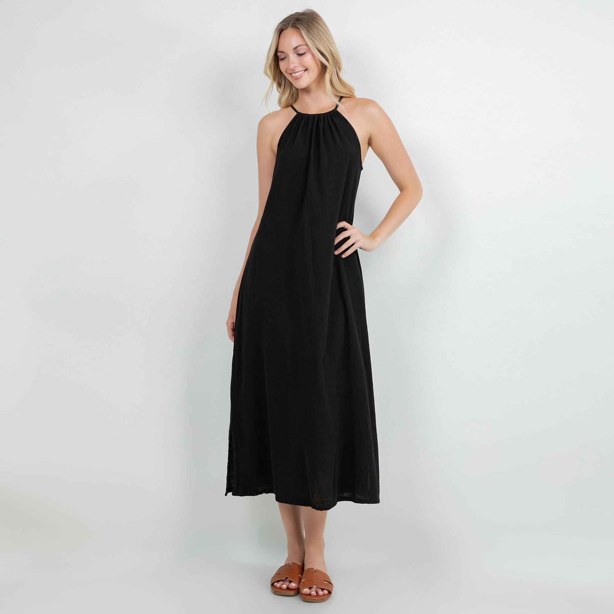 Caterina Dress 100% Cotton Gauze