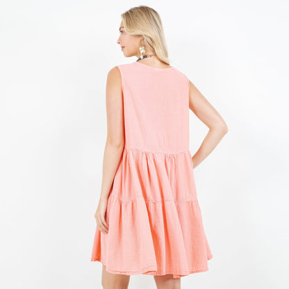 Anjanette Dress - 100% Cotton Gauze