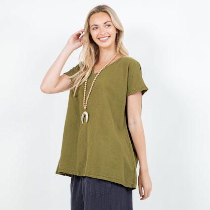Betsy Top 100% Cotton Gauze