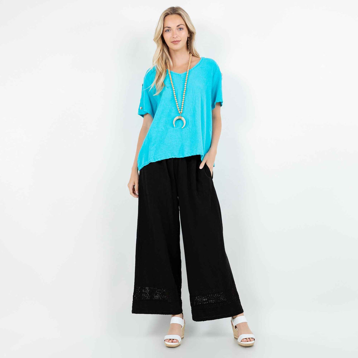 Shirley Top 100% Cotton Gauze