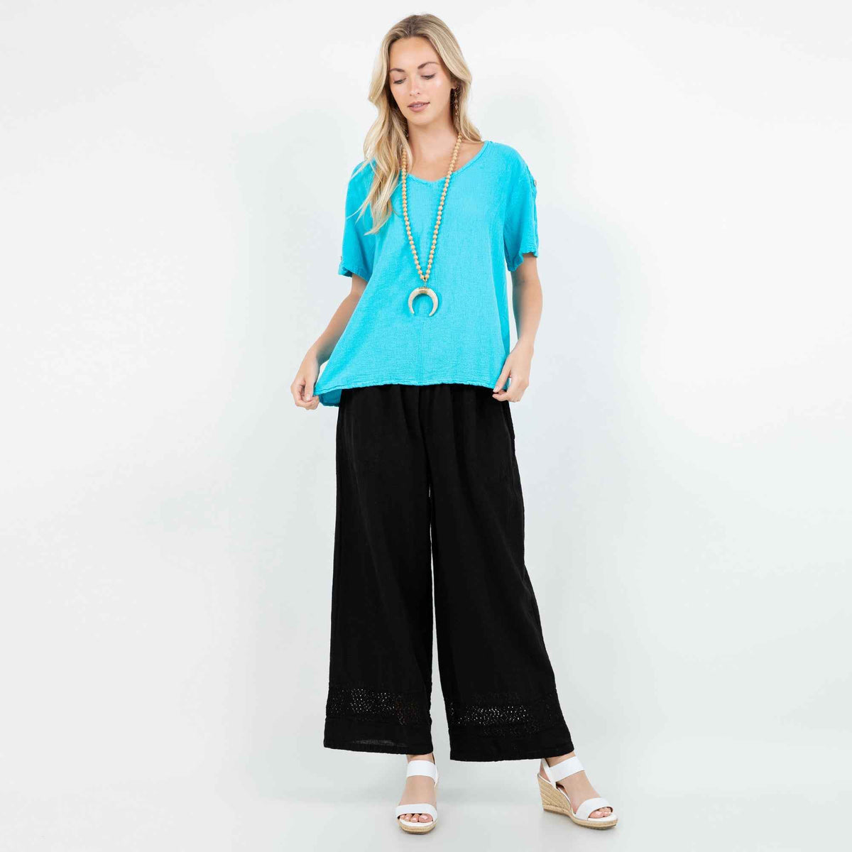 Shirley Top 100% Cotton Gauze