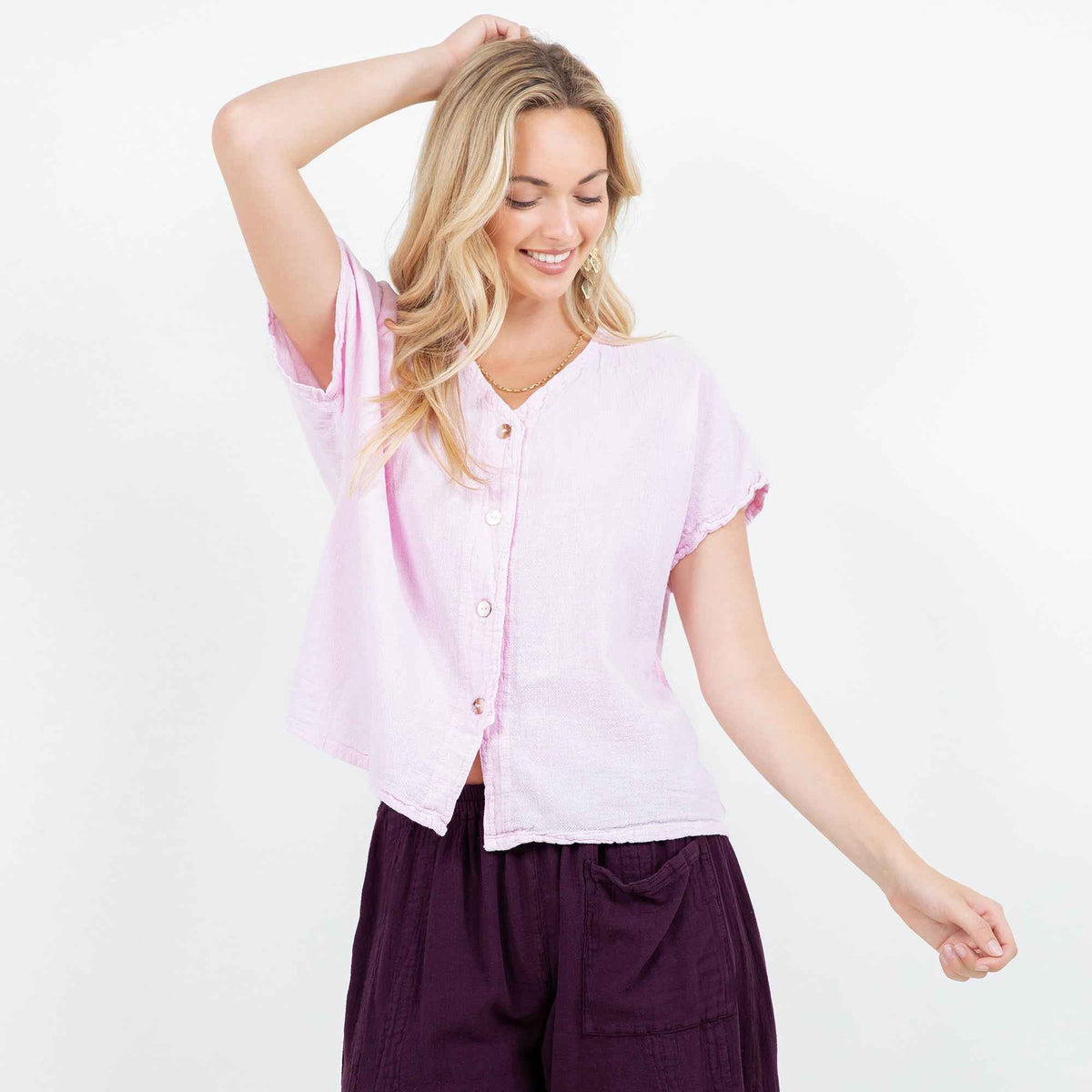 Constance Top -100% Cotton Gauze -  New Colors!